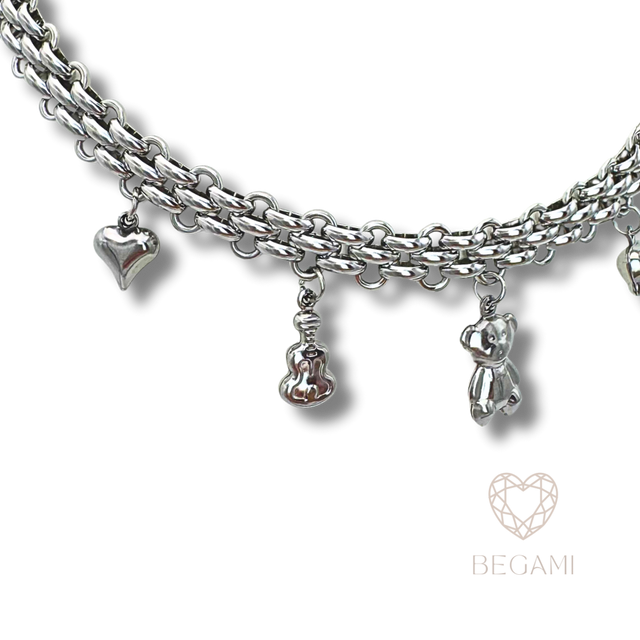 Collana royal multi ciondolo