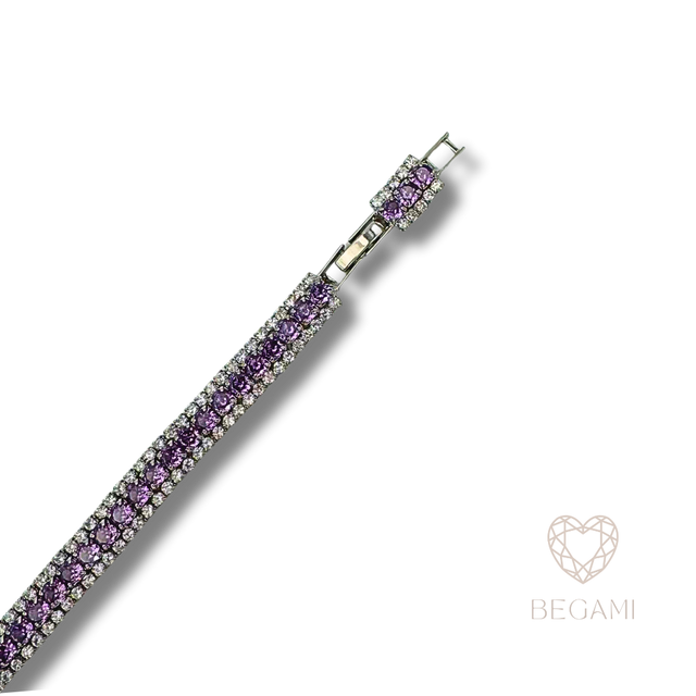 Bracciale tennis aurora