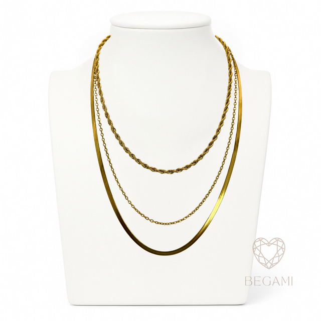 Collana triple chic