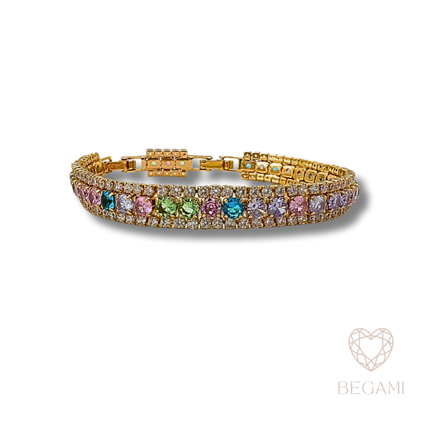Bracciale tennis aurora