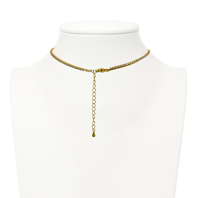 Collana cuore brillante