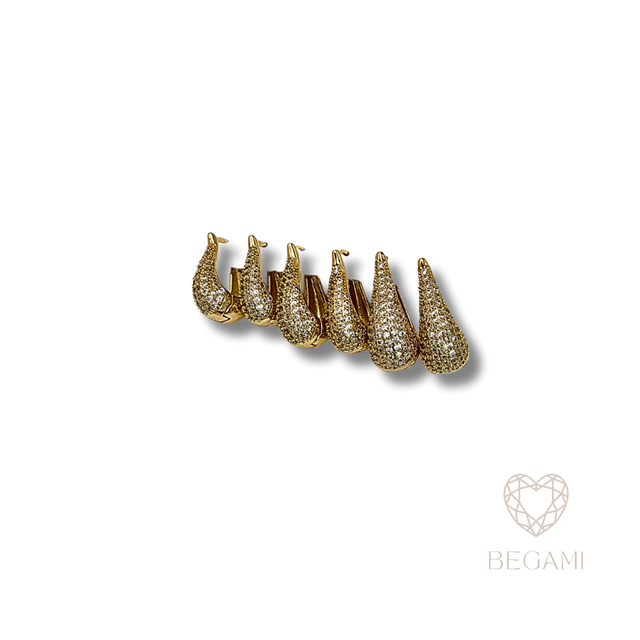 Orecchini a Goccia con Zirconi