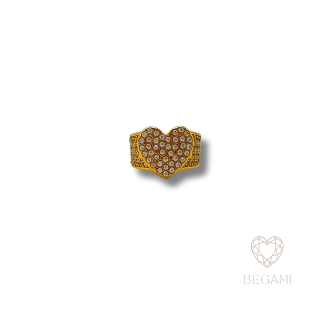 Anello Cuore Brillante