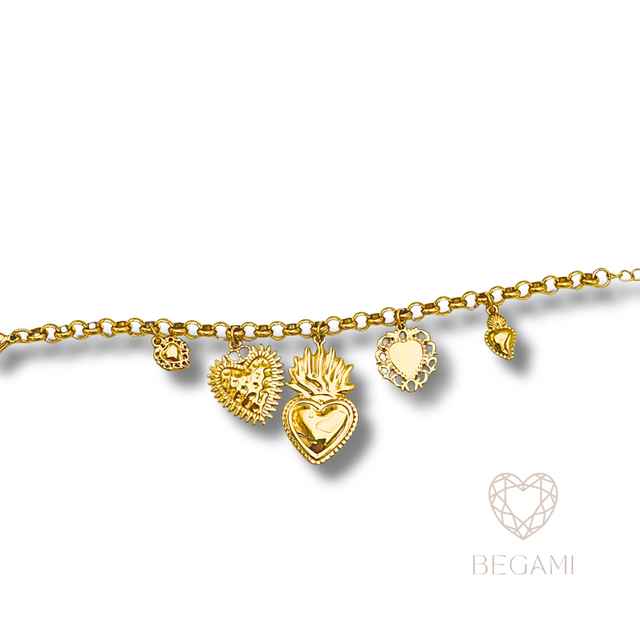 Bracciale cuore sacro