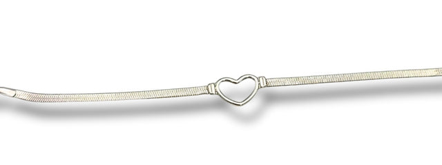 Bracciale cuore essenziale