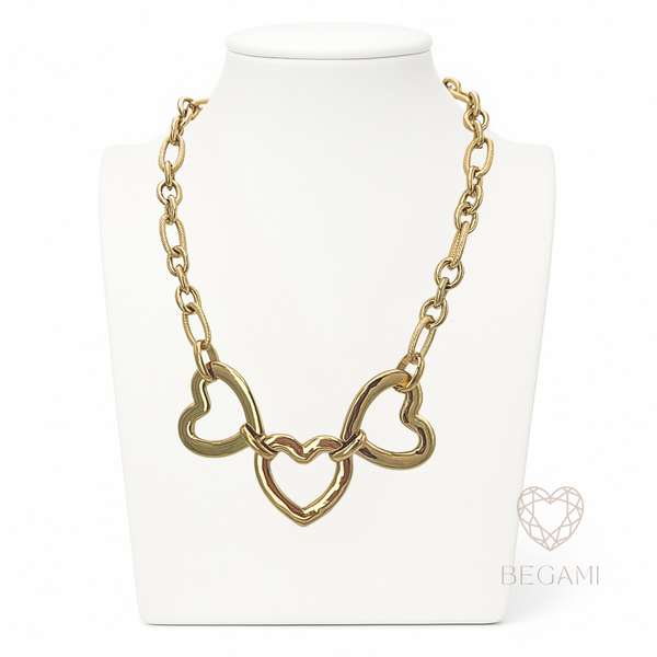 Collana Tris di Cuori