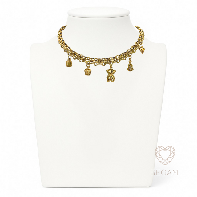 Collana royal multi ciondolo