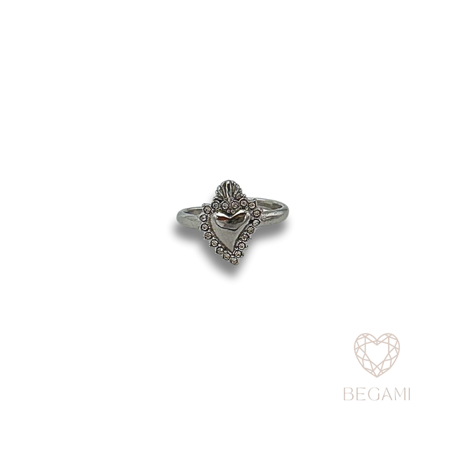 Anello Cuore sacro