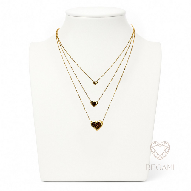 Collana “Trilogy” cuori