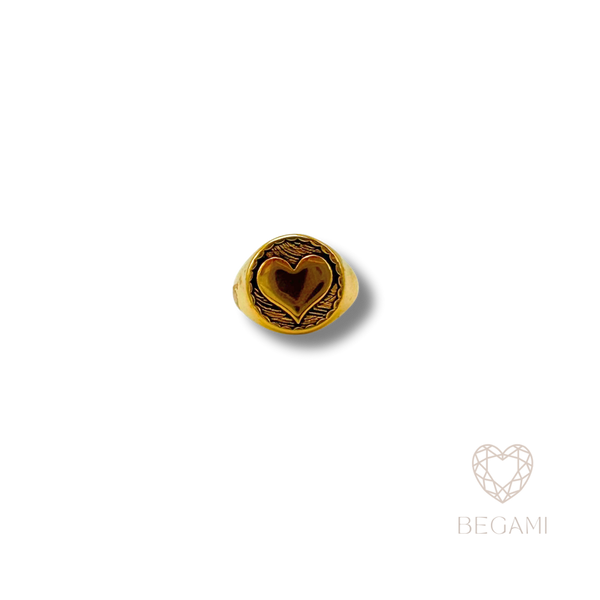 Anello Cuore Inciso
