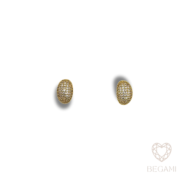 Orecchini Mezzaluna Brillante