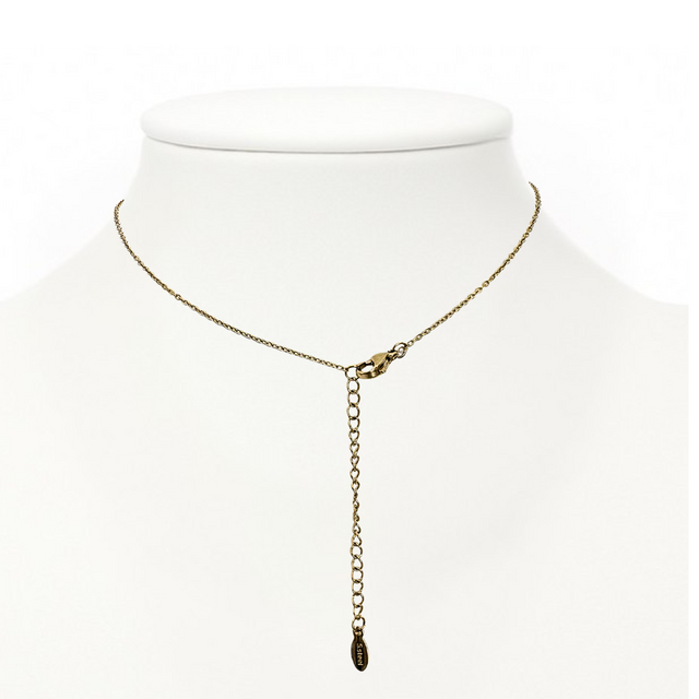 Collana croce brillante