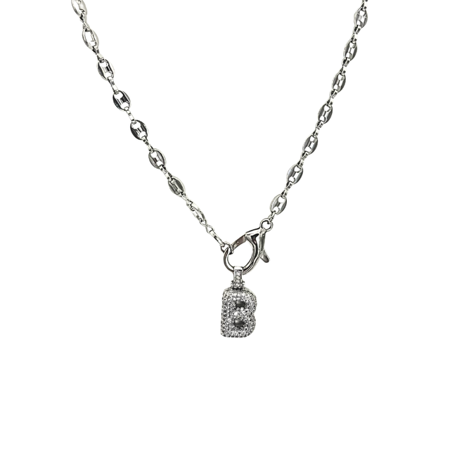 Collana catena lettera
