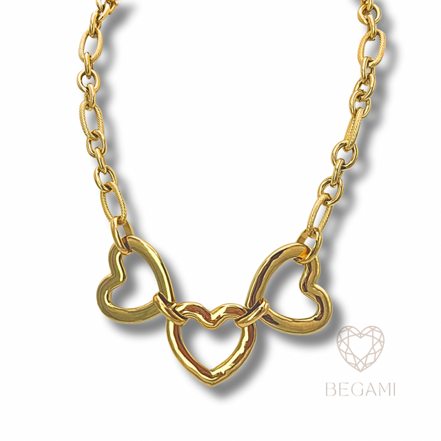 Collana Tris di Cuori