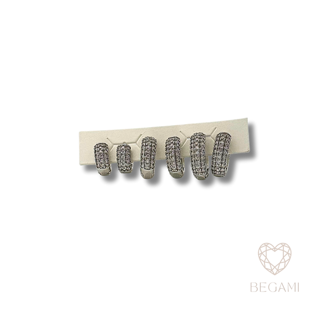 Set orecchini cerchio brilla