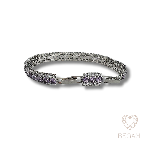 Bracciale tennis aurora