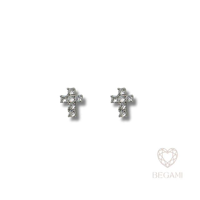 Orecchini croce brilla