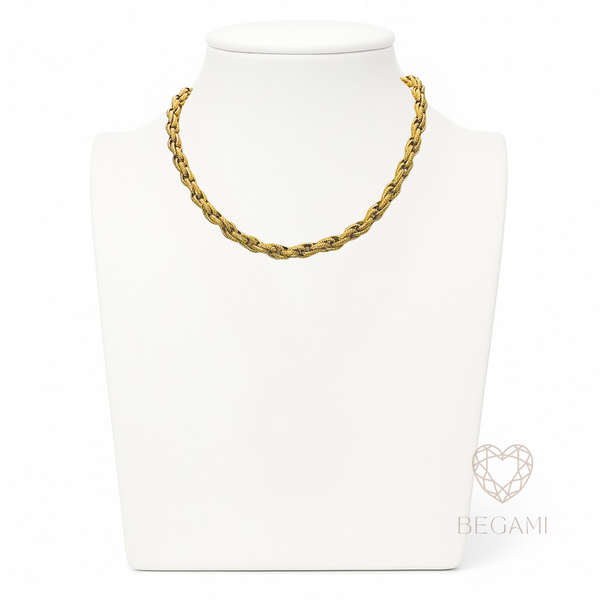 Collana twist lamina