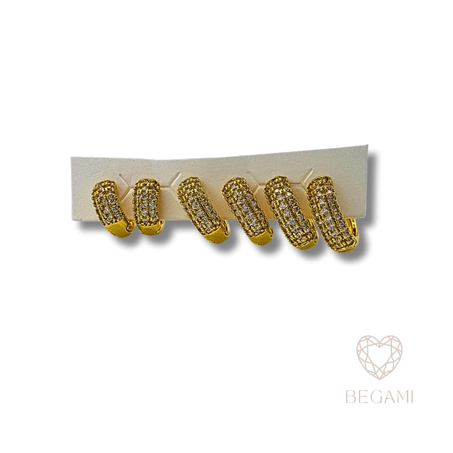 Set orecchini cerchio brilla