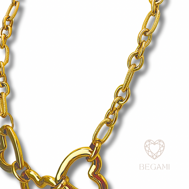 Collana Tris di Cuori