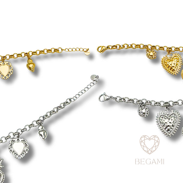 Bracciale cuore sacro