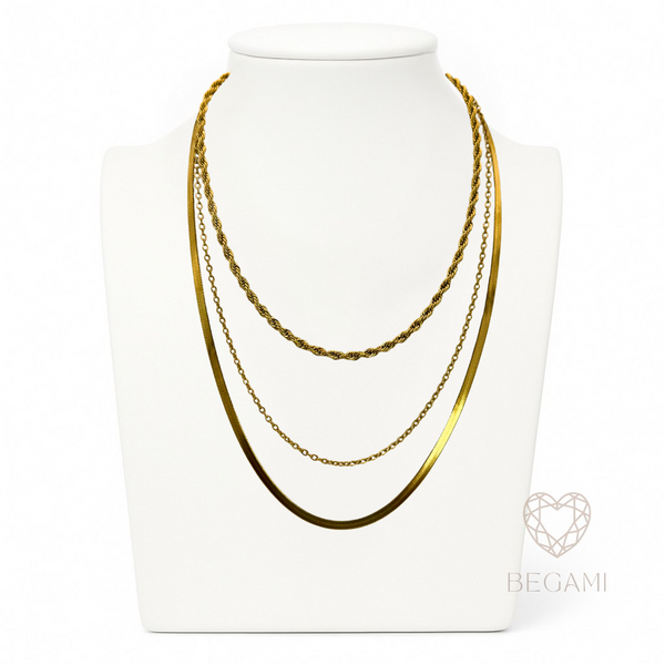 Collana triple chic