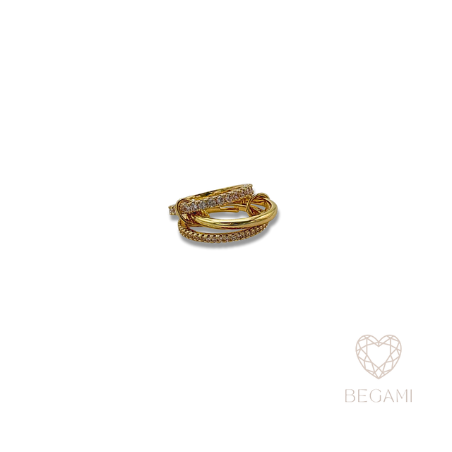 Anello Triplo Intrecciato