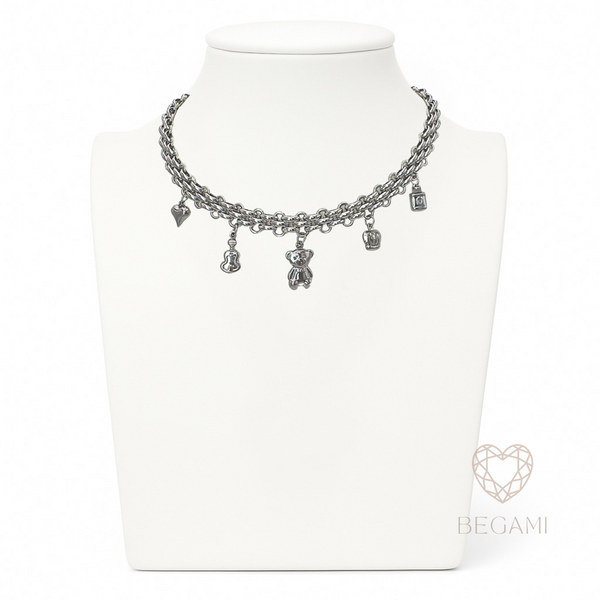 Collana royal multi ciondolo