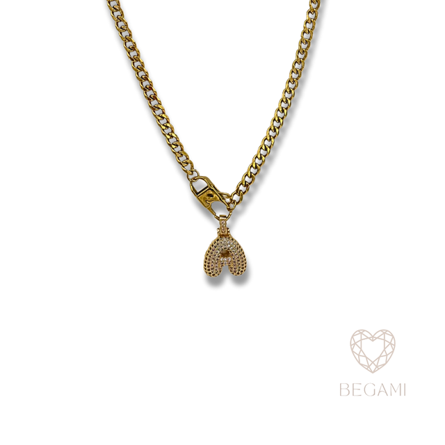 Collana clip lettera