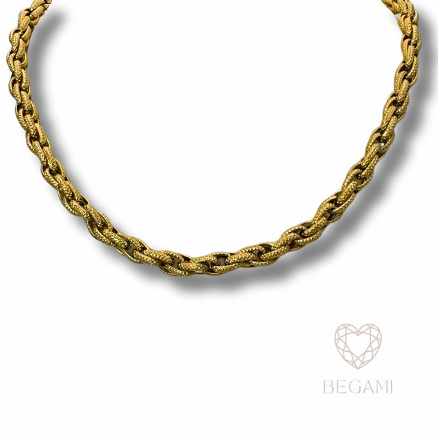 Collana twist lamina