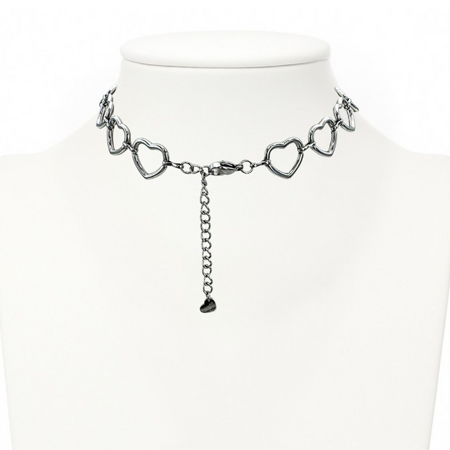 Collana cuori incatenati