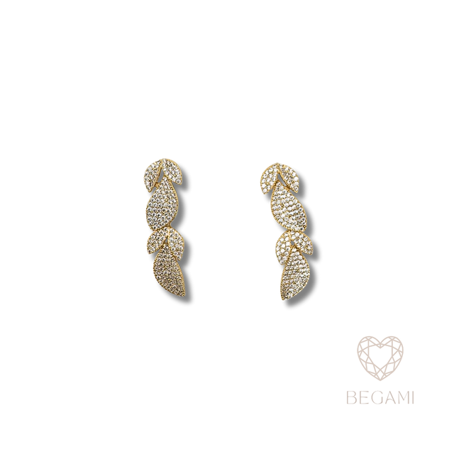 Orecchini Foglia di Luce