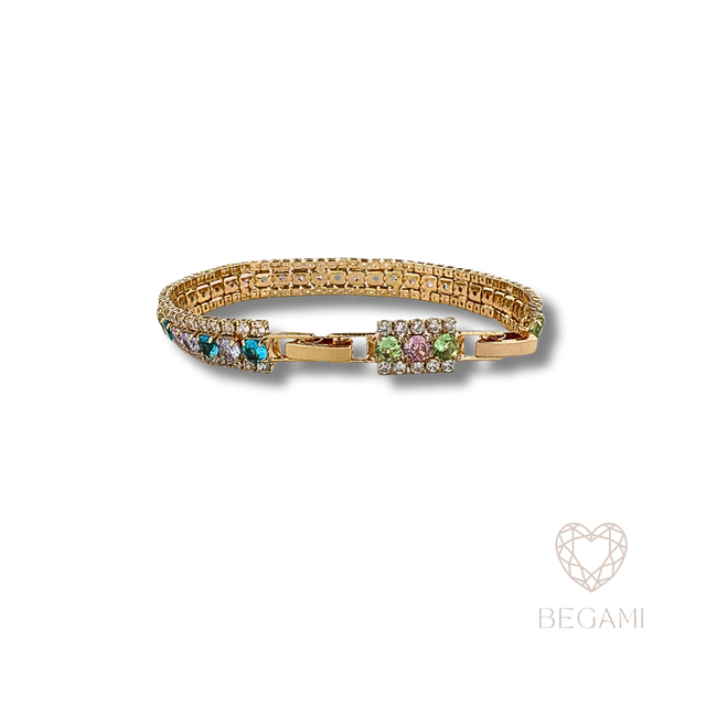 Bracciale tennis aurora