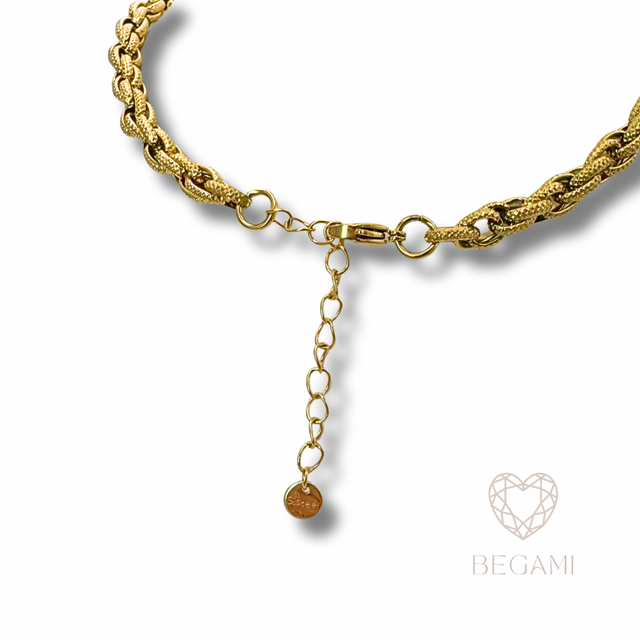 Collana twist lamina