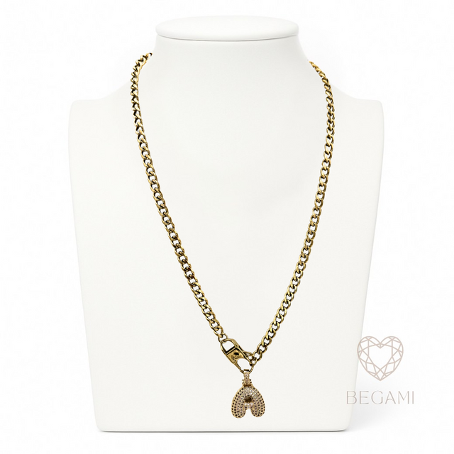 Collana clip lettera